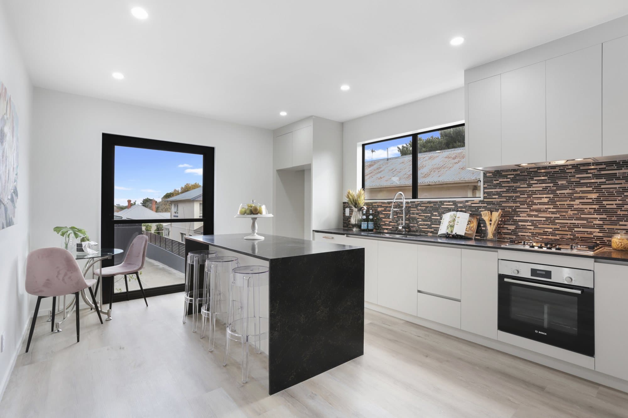 Kitchen interior in a completed Westcott home